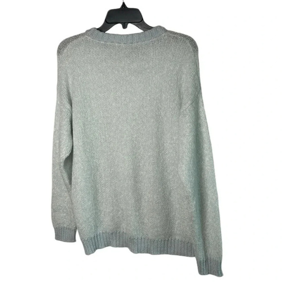 COCOGIO sweater,alpaca blend ,women L.made in Italy Super soft,light blue,EC - Picture 4 of 10